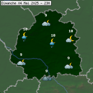 Prévisions météo pour le cher (36)