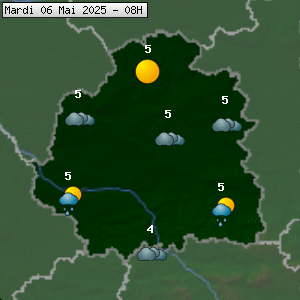 Prévisions météo pour le cher (36)