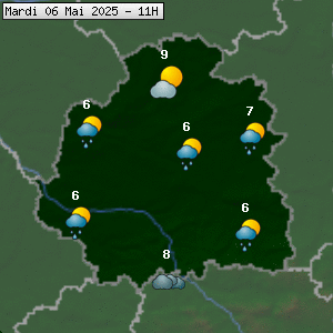 Prévisions météo pour le cher (36)