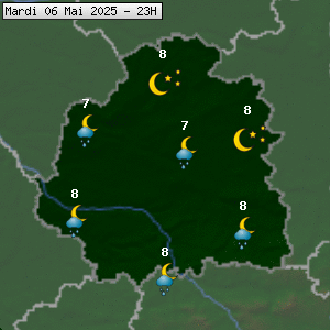 Prévisions météo pour le cher (36)