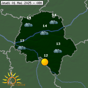 Prévisions météo pour le cher (37)