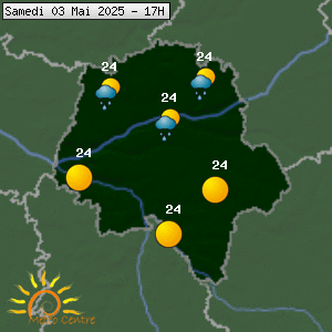 Prévisions météo pour le cher (37)