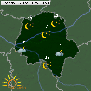 Prévisions météo pour le cher (37)