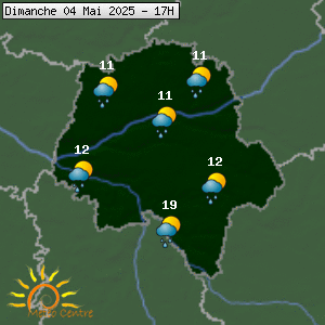 Prévisions météo pour le cher (37)