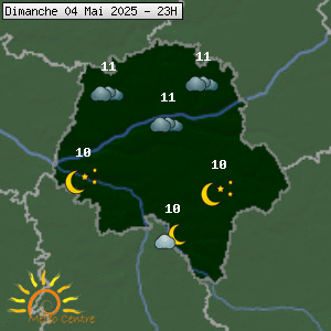 Prévisions météo pour le cher (37)