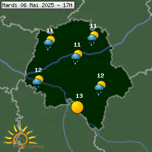 Prévisions météo pour le cher (37)