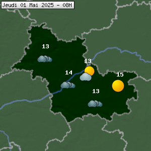 Prévisions météo pour le cher (41)