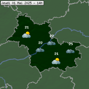 Prévisions météo pour le cher (41)