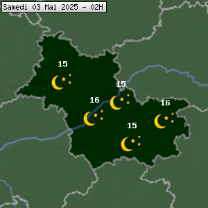 Prévisions météo pour le cher (41)