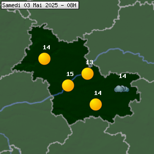 Prévisions météo pour le cher (41)