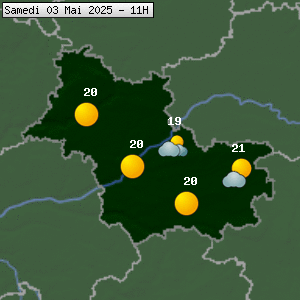 Prévisions météo pour le cher (41)