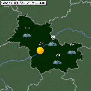 Prévisions météo pour le cher (41)