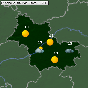 Prévisions météo pour le cher (41)