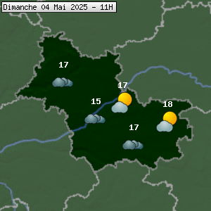 Prévisions météo pour le cher (41)