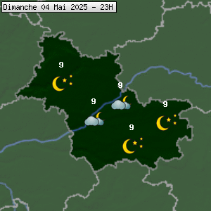 Prévisions météo pour le cher (41)