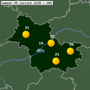 Prévisions météo pour le cher (41)