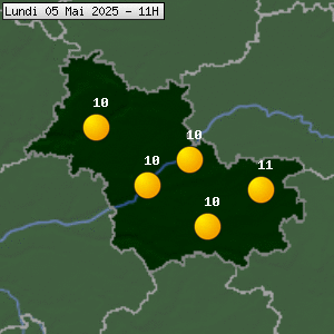 Prévisions météo pour le cher (41)