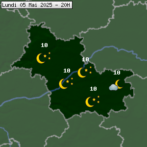 Prévisions météo pour le cher (41)