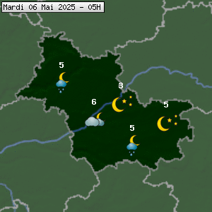 Prévisions météo pour le cher (41)