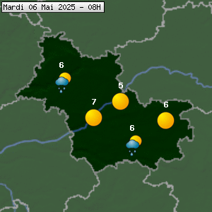 Prévisions météo pour le cher (41)