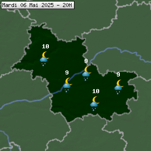 Prévisions météo pour le cher (41)