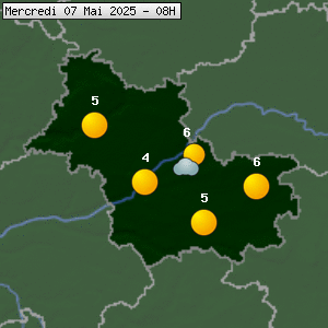 Prévisions météo pour le cher (41)