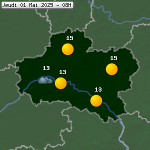 Prévisions météo pour le cher (45)