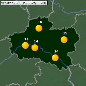 Prévisions météo pour le cher (45)