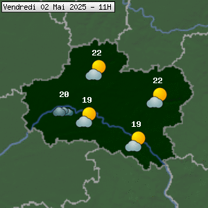 Prévisions météo pour le cher (45)