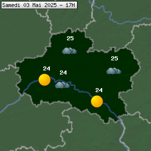 Prévisions météo pour le cher (45)