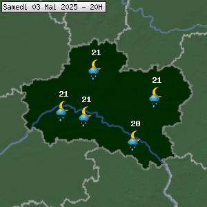 Prévisions météo pour le cher (45)