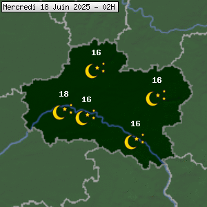 Prévisions météo pour le cher (45)