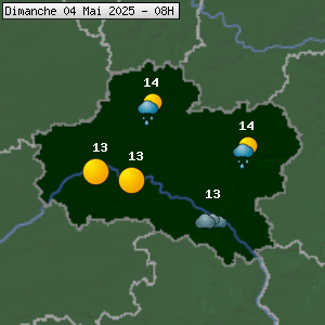 Prévisions météo pour le cher (45)