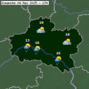 Prévisions météo pour le cher (45)