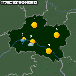 Prévisions météo pour le cher (45)
