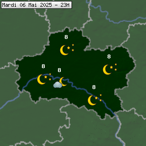 Prévisions météo pour le cher (45)