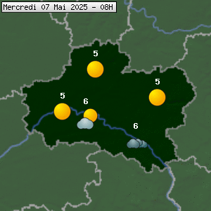Prévisions météo pour le cher (45)