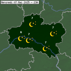 Prévisions météo pour le cher (45)