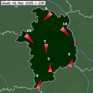 Prévisions météo pour le cher (18)