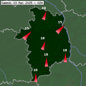 Prévisions météo pour le cher (18)