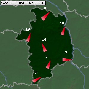 Prévisions météo pour le cher (18)