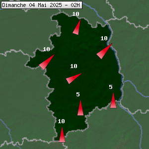 Prévisions météo pour le cher (18)