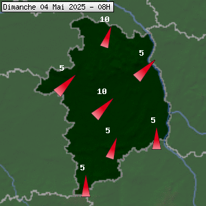 Prévisions météo pour le cher (18)