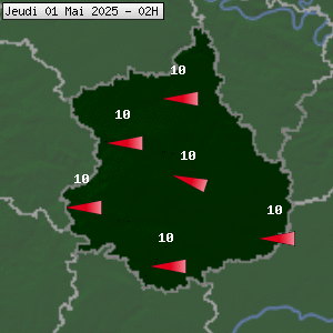 Prévisions météo pour le cher (28)