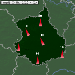 Prévisions météo pour le cher (28)