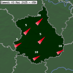 Prévisions météo pour le cher (28)