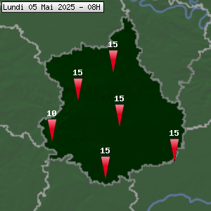 Prévisions météo pour le cher (28)