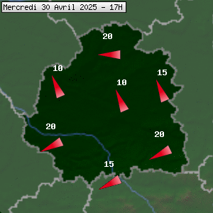 Prévisions météo pour le cher (36)