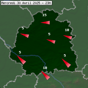 Prévisions météo pour le cher (36)