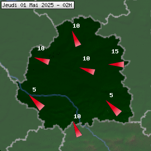 Prévisions météo pour le cher (36)